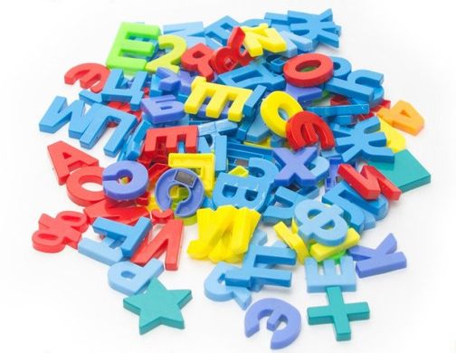 Детский набор "Магнитные азбука и цифры" Colorplast 2248 21304708 фото