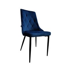 Стул кресло кресло для кухни, гостиной, кафе Bonro B-426 синее 7000439 фото