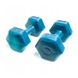 Гантели для фитнеса 4кг (2х2кг) (синий) 20200345 фото 2