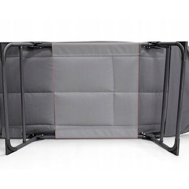 Шезлонг лежак кровать раскладная Bonro B2002-3 темно-серый 7000699 фото