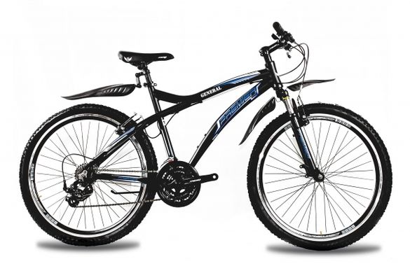 Велосипед алюминий Premier General 19 черн с голуб-бел 1080063 фото