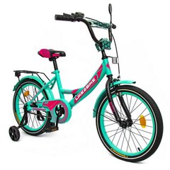 Велосипед дитячий 2-х колісний 18" 211803 (RL7T) Like2bike Sky, бірюзовий, рама сталь, з дзвінком 21300397 фото