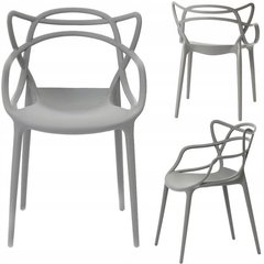 Крісло стілець для кухні вітальні барів Bonro B-486 сіре 7000446 фото