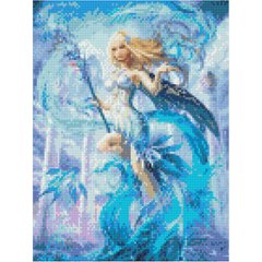 Алмазная мозаика "Девушка-волшебница" Strateg HX027 30х40 см 21304622 фото