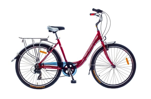 Велосипед SKD 26 Optimabikes VISION Vbr Al с багажн. красно-белый 2015 1890141 фото