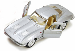 Дитяча колекційна машинка Corvette "Sting Rey" KT 5358 W інерційна (Silver) 21304277 фото