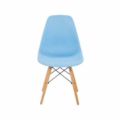 Кресло для кухни на ножках Bonro В-173 FULL KD голубое (2шт) 7000564 фото