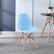 Кресло для кухни на ножках Bonro В-173 FULL KD голубое (4шт) 7000572 фото 4