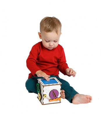 Детский развивающий куб Бизиборд K001, 12×12×12 21307554 фото