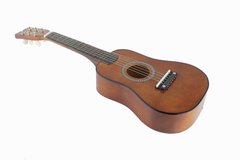 Іграшкова гітара з медіатором M 1 369 дерев'яна (Коричневий) 21304734 фото