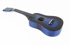 Іграшкова гітара з медіатором M 1 369 дерев'яна (Синій) 21304735 фото