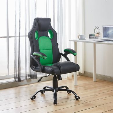 Кресло геймерское Bonro BN-2022S зеленое 7000553 фото