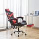 Кресло геймерское Bonro BN-810 красное с подставкой для ног 7000561 фото 5