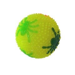 Гумовий М'яч стрибун "Павук" Bambi C50340 зі світлом (Жовтий) 21306835 фото