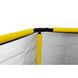Батут Atleto 140 см шестиугольный с сеткой желтый. 7000024 фото 4