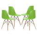 Кресло для кухни на ножках Bonro В-173 FULL KD зеленое (4 шт) 7000567 фото 2