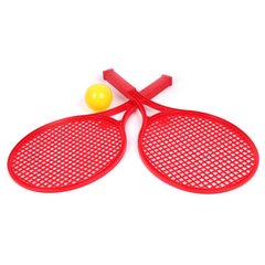 Ігровий Набір для гри в теніс ТехноК 0380TXK (2 ракетки+м'ячик) (Червоний) 21307617 фото
