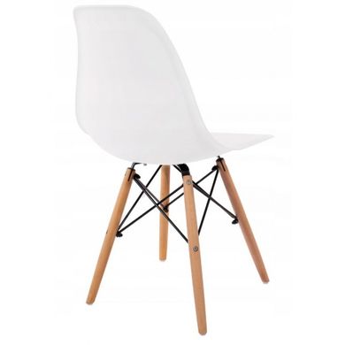 Крісло для кухні на ніжках Bonro В-173 FULL KD біле (4 шт) 7000574 фото
