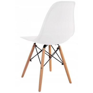 Крісло для кухні на ніжках Bonro В-173 FULL KD біле (4 шт) 7000574 фото