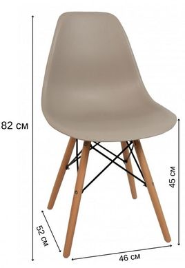 Крісло Bonro В-173 FULL KD коричневе 7000346 фото
