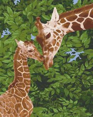 Картина по номерам. Art Craft "Жирафенок с мамой" 40х50 см 11637-AC 21302629 фото