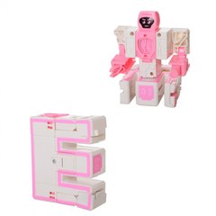 Іграшковий трансформер D622-H090 робот + буква (Косметолог (Рожевий)) 21307721 фото