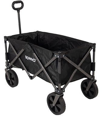 Складная универсальная ручная тележка Bonro B-710, черная 7001023 фото