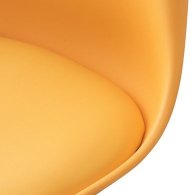 Крісло Bonro B-487 на колесах жовте (4 шт) 7000577 фото