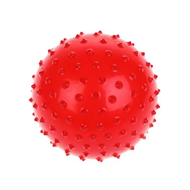 Мяч массажный MS 0021, 3 дюйма (Красный) 21300479 фото