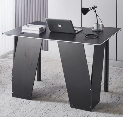 Игровой компьютерный стол Bonro B-13 с RGB-подсветкой, 120 см, черный 7001094 фото