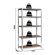 Стеллаж LEOBRO Premium 180 &times; 90 &times; 30 см, 200 кг/полку, 5 полок (LB-R105) 22500123 фото 3