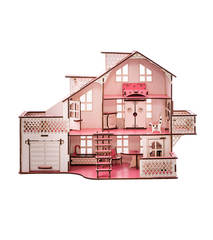 Дитячий ляльковий будинок В010 з гаражем 21300738 фото