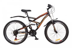 Велосипед 26 Discovery CANYON AM2 14G Vbr рама-19 St черно-оранжевый (м) с крылом Pl 2018 1890399 фото