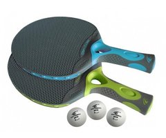 Набор для настольного тенниса всепогодний Tacteo DUO outdoor 2 ракетки +3 мяча 600141 фото