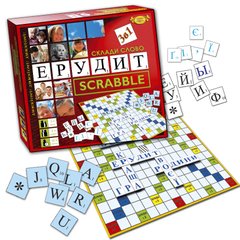 Настольная игра "Составь слово. Эрудит (Scrabble)" MKB0132 от 4-х лет 21305335 фото