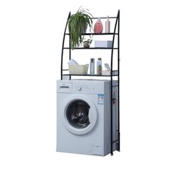 Стеллаж над стиральной машиной напольный Bonro B11 черный 7000492 фото