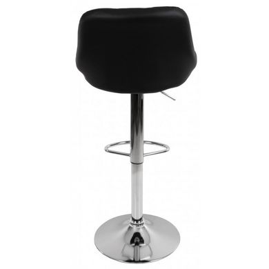 Барный стул со спинкой Bonro B-074 черный 7000089 фото