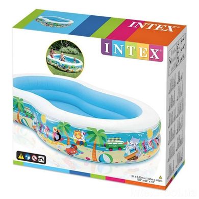 Детский надувной бассейн Intex 56490 «райская лагуна» 20501196 фото