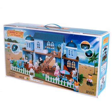 Ігровий будиночок Тварини флоксові Happy Family 012-11 з меблями та фігурками 20500339 фото