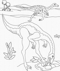 Роспись на холсте. Art Craft "Динозавры" 25х30 см 15524-AC 21307255 фото