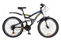 Велосипед 26 Discovery CANYON AM2 14G Vbr рама-19 St черно-сине-зеленый с крылом Pl 2018 1890400 фото