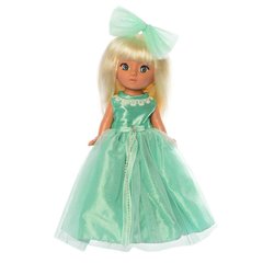 Детская кукла в платье M 3870 с музыкой на укр. языке (Бирюзовый) 21303909 фото