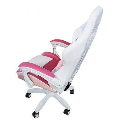 Кресло геймерское Bonro Lady 807 розово-белое 7000218 фото