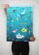 Детская игра с многоразовыми наклейками "Подводный мир" (KP-008), 43 наклейки 21306602 фото 8