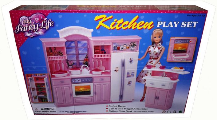 Кухня для кукол типа Барби Gloria 24016 со светом 21304109 фото