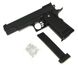 G6+ Страйкбольний пістолет Galaxy Colt M1911 Hi-Capa з кобурою метал чорний 20500082 фото 2