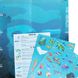 Дитяча гра з багаторазовими наклейками "Підводний світ" (KP-008), 43 наклейки 21306602 фото 2