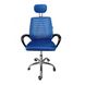 Крісло офісне Bonro B-6200 синє 7000402 фото 4