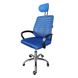 Крісло офісне Bonro B-6200 синє 7000402 фото 3