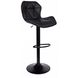 Барний стілець зі спинкою Bonro Bn-087 чорний (чорна основа) 7000614 фото 9